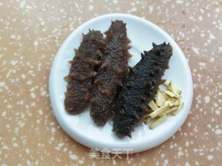 鸡汤海参小米粥的做法步骤：4