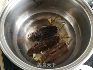 鸡汤海参小米粥的做法步骤：5