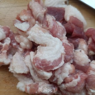 猪肉炖紫芸豆的做法步骤：4