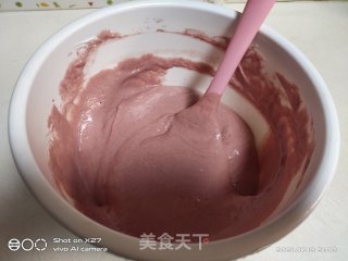红曲蛋糕卷的做法步骤：5