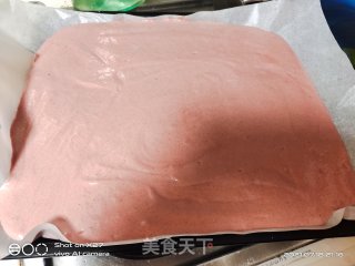 红曲蛋糕卷的做法步骤：6