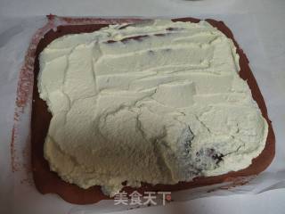 红曲蛋糕卷的做法步骤：8