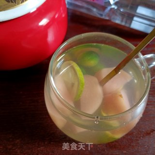 青桔桃罐头冰水的做法步骤：7