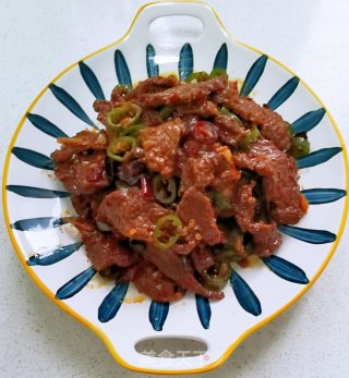 小炒牛肉的做法步骤：13