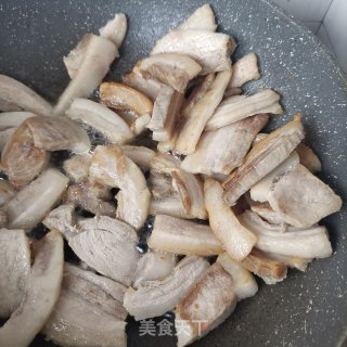 红烧回锅肉的做法步骤：7