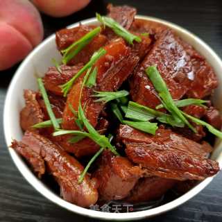 红烧回锅肉夹馍的做法步骤：9