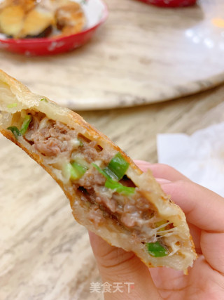 快手早餐牛肉饼的做法步骤：10