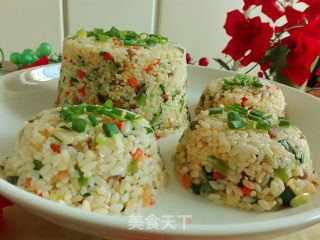 什锦蛋炒饭的做法步骤：9