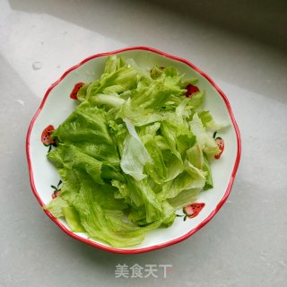 芝麻酱拌生菜的做法步骤：3