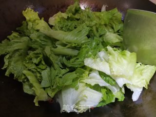 蒜香生菜的做法步骤：2