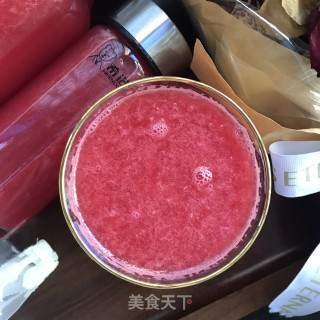 冰爽西瓜汁的做法步骤：7