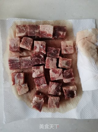 黑椒牛肉粒的做法步骤：4