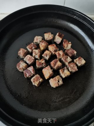 黑椒牛肉粒的做法步骤：6