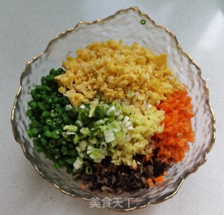 豆角鸡蛋素馅饺子的做法步骤：8