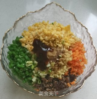 豆角鸡蛋素馅饺子的做法步骤：9