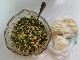 豆角鸡蛋素馅饺子的做法步骤：11