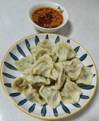 豆角鸡蛋素馅饺子的做法步骤：20