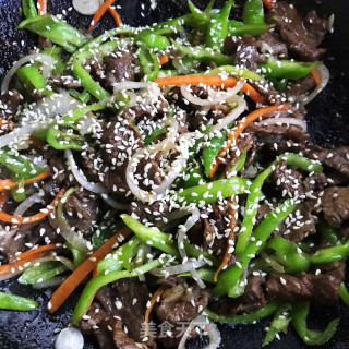 爆炒牛里脊的做法步骤：11