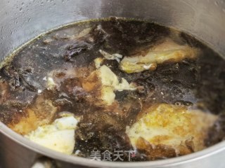 荷包蛋紫菜汤的做法步骤：5