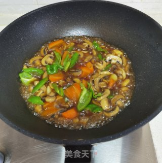 小炒口蘑的做法步骤：12