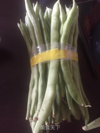 凉拌四季豆的做法步骤：1