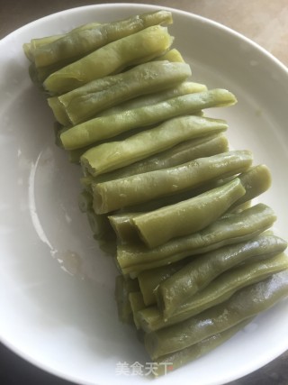 凉拌四季豆的做法步骤：4