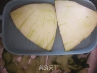 西瓜皮炒鸡蛋的做法步骤：3