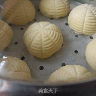 “鸡蛋”奶香鸡蛋馒头的做法步骤：19