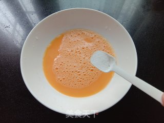 虾仁秋葵蒸鸡蛋的做法步骤：2