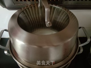 虾仁秋葵蒸鸡蛋的做法步骤：7
