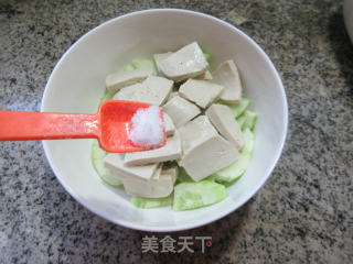 黄瓜拌小素鸡的做法步骤：6
