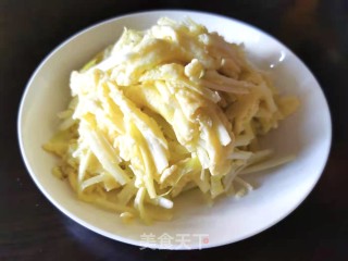 韭黄滑蛋的做法步骤：10