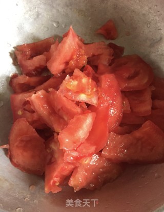 西红柿丸子粉条的做法步骤：4
