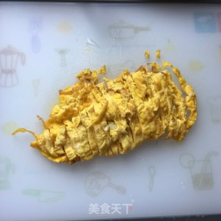 蛋皮拌豆芽的做法步骤：3