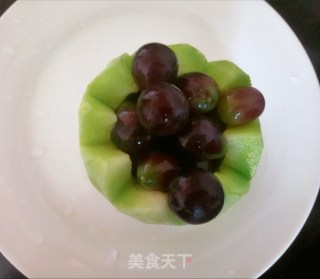 香瓜盅果盘的做法步骤：10