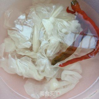 酸包菜烧肉片的做法步骤：5
