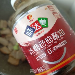 酸包菜烧肉片的做法步骤：12