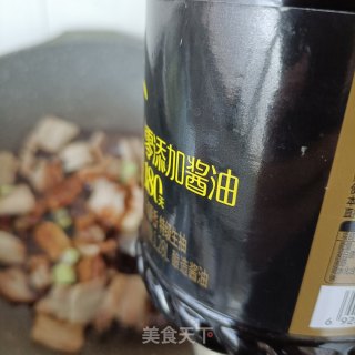 酸包菜烧肉片的做法步骤：13