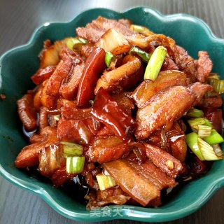 酸包菜烧肉片的做法步骤：23