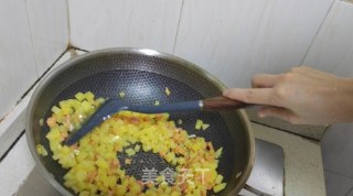 青椒火腿炒土豆的做法步骤：4