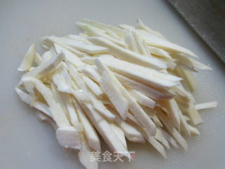 茭白黄金针菇拌面藕的做法步骤：3