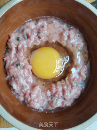 鸡蛋肉饼羹的做法步骤：7