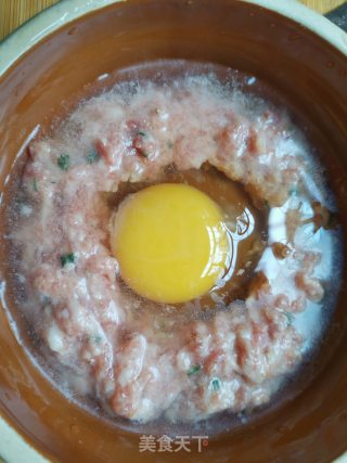 鸡蛋肉饼羹的做法步骤：8