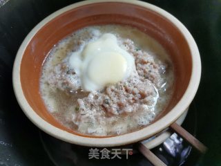 鸡蛋肉饼羹的做法步骤：9