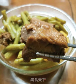 排骨炖豆角的做法步骤：9
