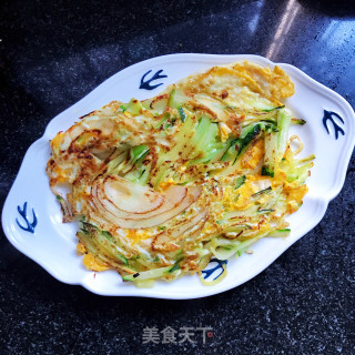 黄瓜洋葱鸡蛋饼的做法步骤：9