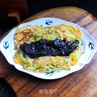 黄瓜洋葱鸡蛋饼的做法步骤：12