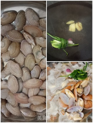 凉拌花甲的做法步骤：1
