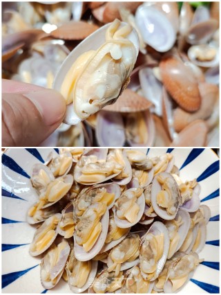 凉拌花甲的做法步骤：2
