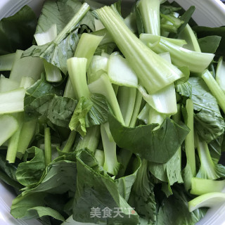 蒜蓉炒青菜的做法步骤：3
